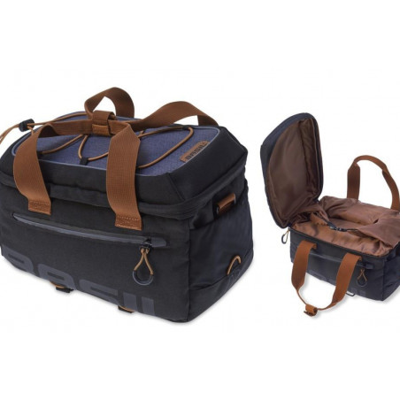 SAC ARRIÈRE BASIL MILES TOPCASE RÉFL.NOOIR IMPERMÉABLE 7L - 17668 - 8715019176685