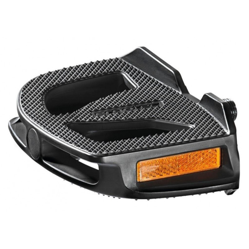 PÉDALES ERGOTEC EP-1 9/16   AVEC RÉFLECTEURS NOIRES - 86060001 - 4016538092253