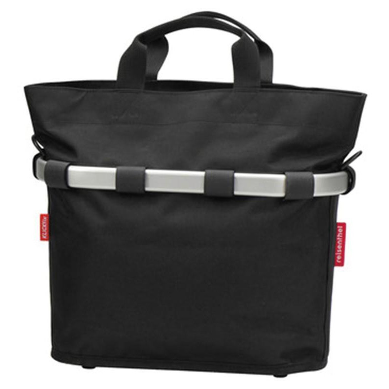SACOCHE AVANT KLICKFIX REISENTHEL BIKEBASKET OVALE NOIR - 0309S - 4030572103751