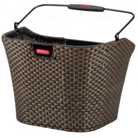 PANIER AVANT KLICKFIX TRESSÉ SANS ADAPTATEUR BRONZE 16L - 0381KLIK - 4018861000189