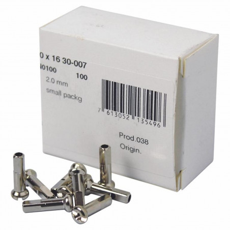 BOÎTE 100 ÉCROUS DT LAITON 2 x 16 mm - N0BA20160N0100 - 7613052135496