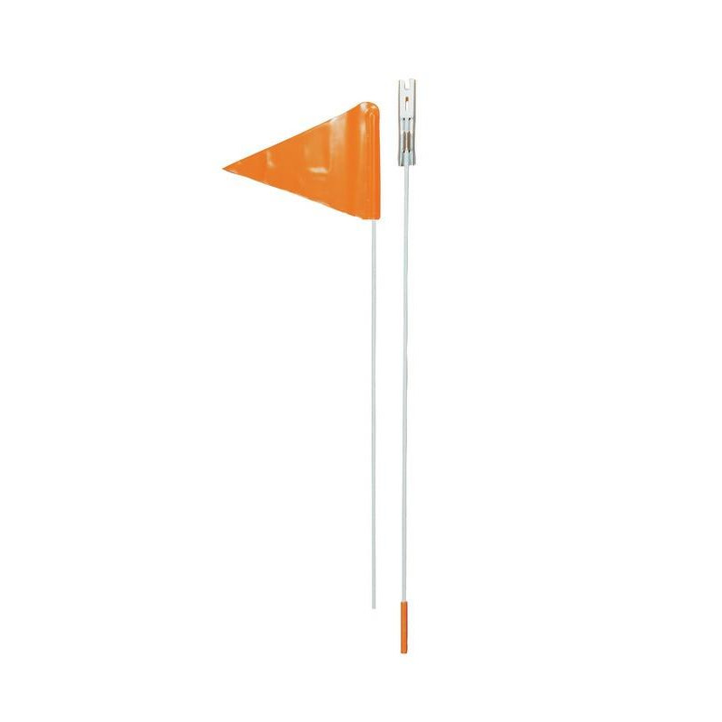 FANION DE SÉCURITÉ 2 PIÈCES ORANGE - 13601200 - 4016232096342