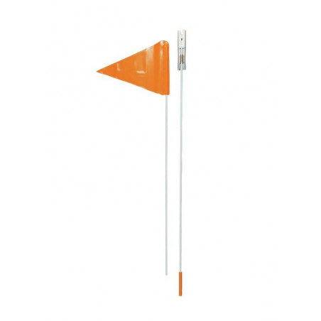 FANION DE SÉCURITÉ 2 PIÈCES ORANGE - 13601200 - 4016232096342