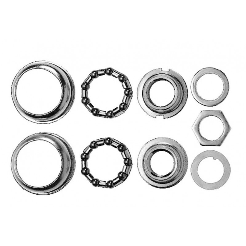 KIT POUR AXE PÉDALIER POINT BMX COMPLET P/ONE PIECE CRANK (COQUES, BAGUES, CÔNES, RONDEL. ET ÉCROUS)