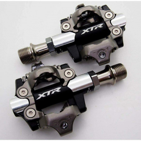 PÉDALES SHIMANO XTR PD-M9100 SPD RACE 2 FACES ARGENTS - IPDM9100 - 4524667945222