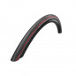 PNEU SCHWALBE ONE 700x25 RACEGUARD SOUPLE NOIR/ROUGE - 11653963 - 4026495862356