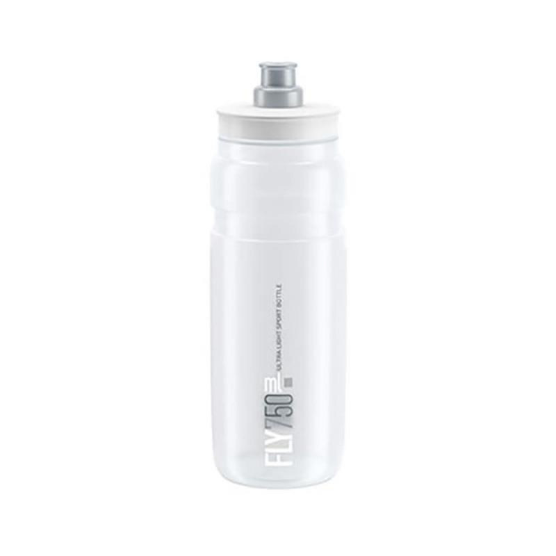 BIDON ELITE FLY VTT TRANSPARENT LOGO GRIS 750 ml - 160754 - 8020775035955