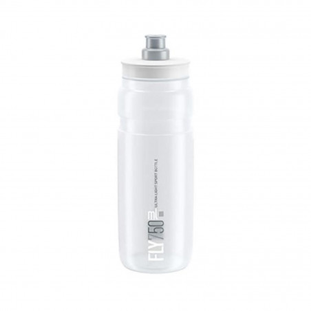 BIDON ELITE FLY VTT TRANSPARENT LOGO GRIS 750 ml - 160754 - 8020775035955
