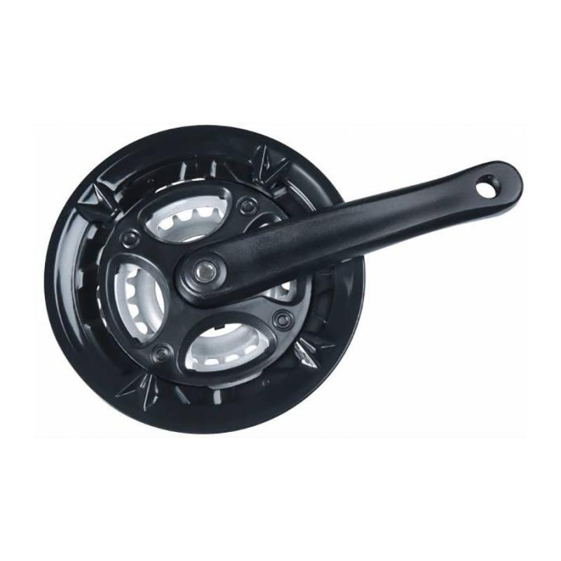 PÉDALIER MIJNENPIEP WING ALU 24/34/42D 170mm CARRÉ NOIR - 961-K - 4260038552445