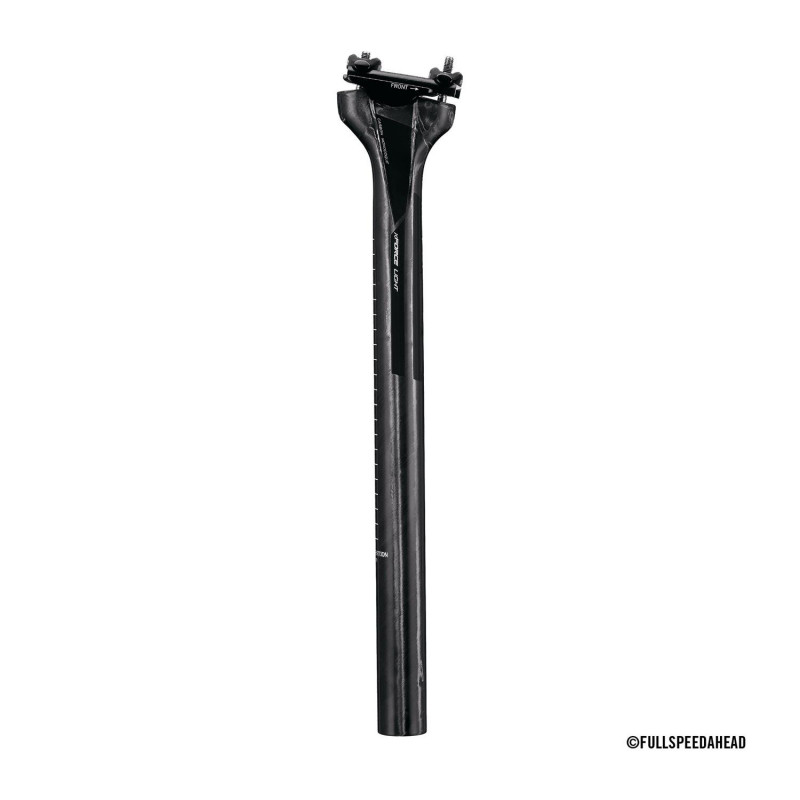TIGE DE SELLE FSA K-FORCE CARBONE SB0 350 mm 31.6 DI2 NOIRE - 192-0072005030 - 4712865860861