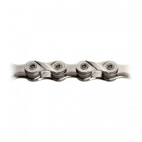 CHAÎNE KMC Z8 116 MAILLONS 8V. CHROMÉ GRIS (25 UNITÉS) - WPZ8NG116 - 4715575180526