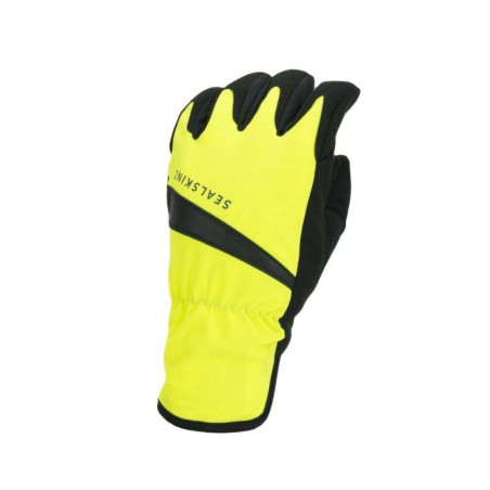 GANTS SEALSKINZ IMPERMÉABLE CYCLE JAUNES/NOIRES TAILLE XL - 12100080001740 - 5055754428346