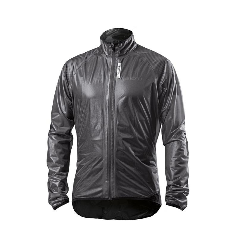 VESTE IMPERMÉABLE BIOTEX THERMOCOLLÉE BANDES RÉFL.NOIRE T.S - 138 004 S - 8990138004464