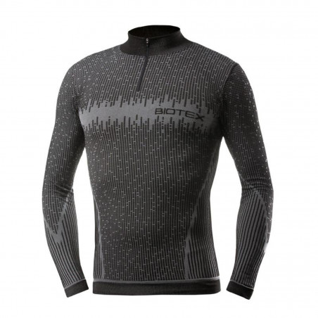 TRICOT DE CORPS BIOTEX MANCHE LONGUE FERMETURE NOIR TAILLE S - 195 004 I - 8990195004018