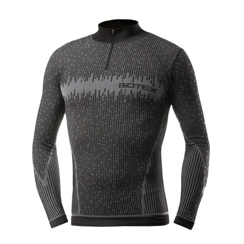TRICOT DE CORPS BIOTEX MANCHE LONGUE FERMETURE NOIR TAILLE M - 195 004 II - 8990195004025
