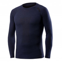 TRICOT DE CORPS BIOTEX MANCHE LONGUE MERINO BLEU TAILLE M-L - 187 AZ II - 8990187002022