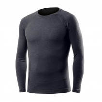 TRICOT DE CORPS BIOTEX MANCHE LONGUE MERINO GRIS TAILLE M-L - 187 GR II - 8990187003029