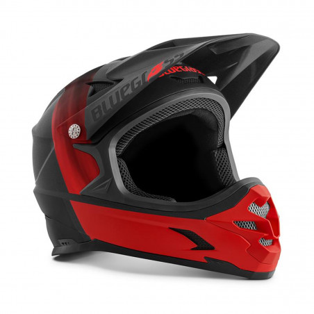 CASQUE BLUEGRASS INTOX NOIR/ROUGE MAT TAILLE XS (52-54) - 3HG009CE00XSNR - 8015190271774