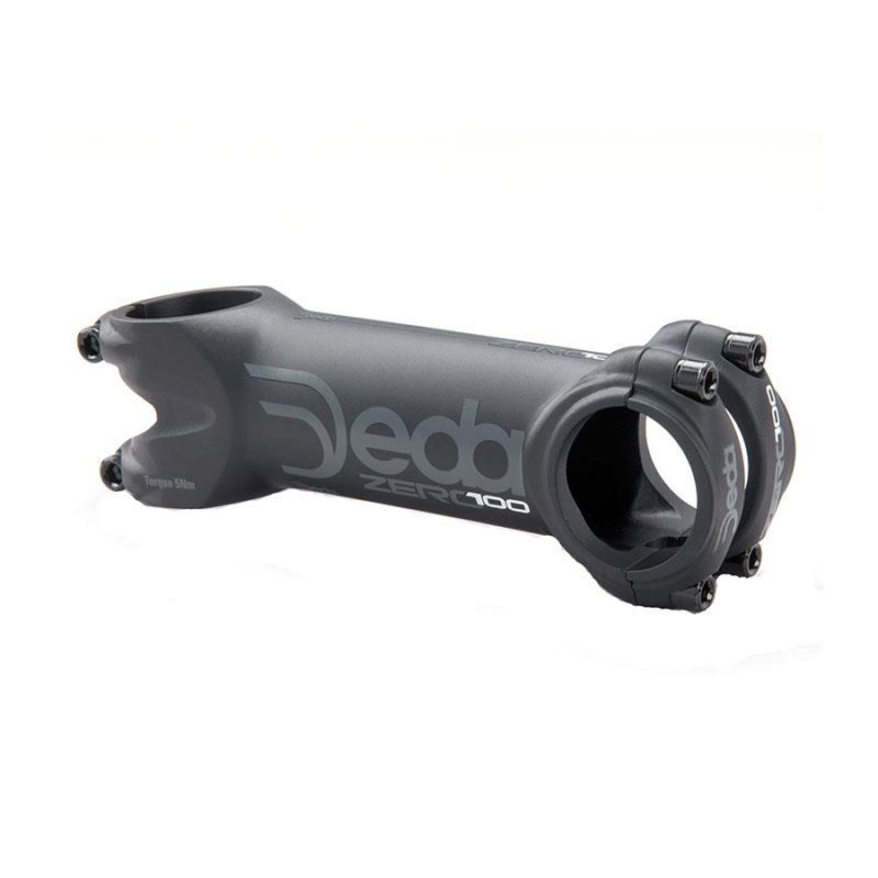 POTENCE DEDA ZERO 100 ALUMINIUM NOIRE MATE 140 mm - D100BOB140 - 8059265687527