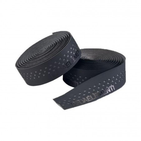 JEU DE GUIDOLINE DEDA PRESA PERFORÉ NOIRE/GRISE - DEDATAPE400 - 8059265689484