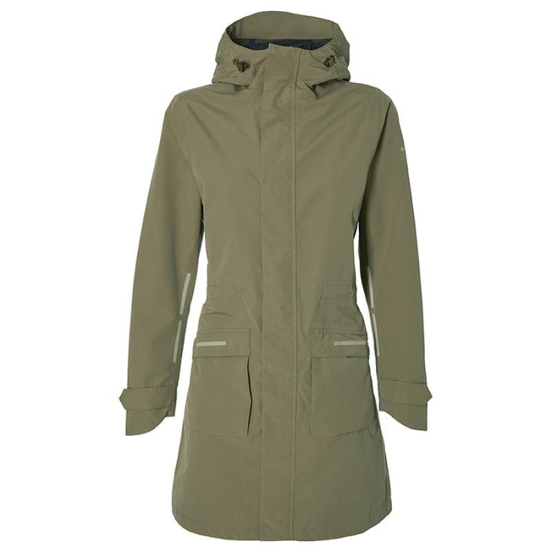 PARKA IMPERMÉABLE BASIL MOSSE FEMME VERT OLIVE TAILLE S - 40113 - 8715019401138