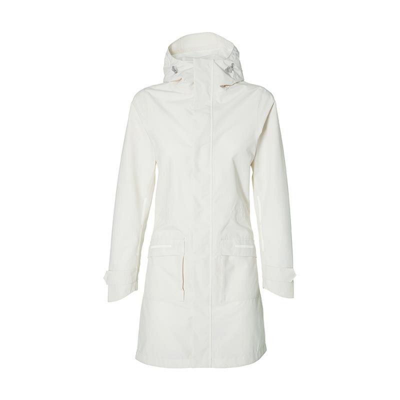 PARKA IMPERMÉABLE BASIL MOSSE FEMME BLANCHE TAILLE S - 40123 - 8715019401237