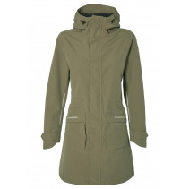 PARKA IMPERMÉABLE BASIL MOSSE FEMME VERT OLIVE TAILLE L - 40115 - 8715019401152