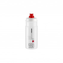 BIDON ELITE JET TRANSPARENT LOGO ROUGE 550 ml - 0190402 - 8020775036020