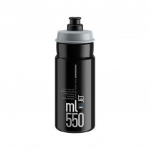 BIDON ELITE JET NOIR LOGO GRIS 550 ml - 0190403 - 8020775036037