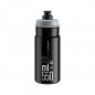 BIDON ELITE JET NOIR LOGO GRIS 550 ml - 0190403 - 8020775036037