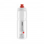 BIDON ELITE JET TRANSPARENT LOGO ROUGE 750 ml - 0190701 - 8020775036051