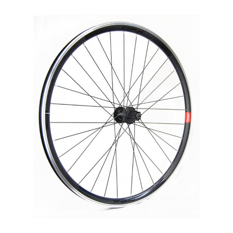 ROUE ARRIÈRE GURPIL ROUTE 28" NEW DPX NOIRE CAMPAGNOLO 8-12V - 50153 - 8420011501532