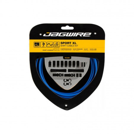 GAINE ET CÂBLE JAGWIRE SPORT XL (SRAM/SHIMANO/CAMP)BLEUE - UCK613 - 4715910041086