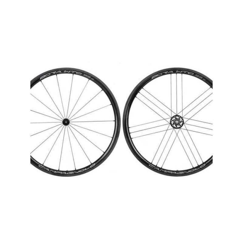 JEU ROUES CAMPAGNOLO BORA WTO 33 2WF TUBELESS SHIMANO - WH20-BOWTOFR33X - 8053340455186