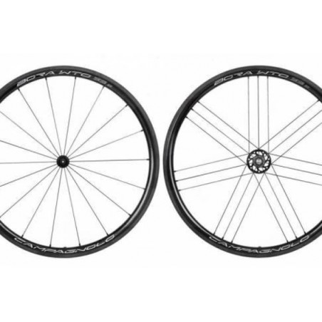JEU ROUES CAMPAGNOLO BORA WTO 33 2WF TUBELESS SHIMANO - WH20-BOWTOFR33X - 8053340455186