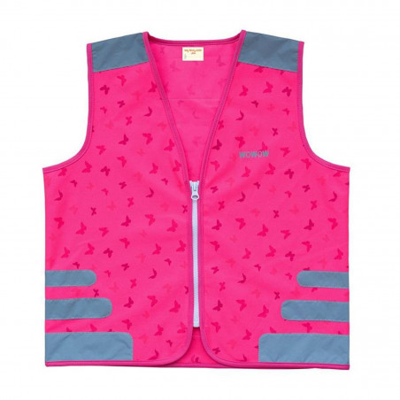 GILET SÉCURITÉ WOWOW NUTTY ENFANT RÉFLÉCHISSANT ROSE T.M - 11618 - 5420071116182