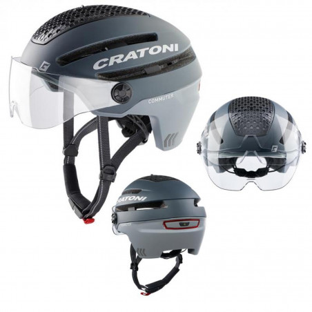 CASQUE CRATONI COMMUTER PEDELEC GRIS TAILLE - 111712G2 - 4035849082586