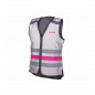 GILLET DE SECURITE WOWOW LUCY FULL REFLECHISSANT BLANC/ROSE - 12203 - 5420071122039