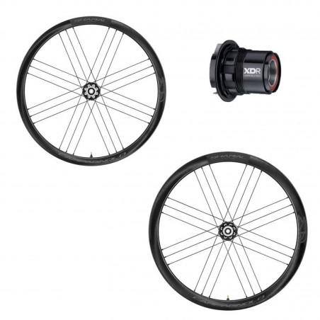 J.ROUES CAMPAGNOLO SHAMAL C21 2WF DISQUE TUB.READY SRAM XDR - WH21-SHCDFR40S - 8053340455384