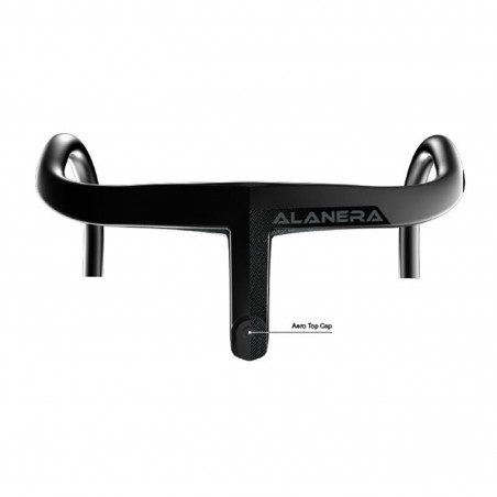 CINTRE/POTENCE DEDA ALANERA DCR Di2 420mm 120mm CARBONE NOIR - ALADCRPOB120X42 - 8052783485781