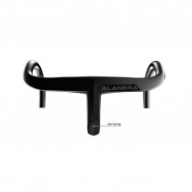 CINTRE/POTENCE DEDA ALANERA DCR Di2 440mm 100mm CARBONE NOIR - ALADCRPOB100X44 - 8052783485729