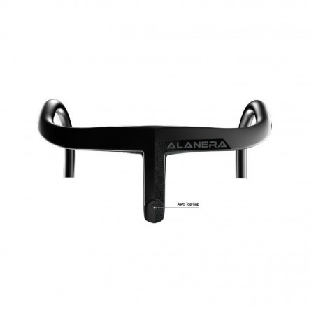 CINTRE/POTENCE DEDA ALANERA DCR Di2 440mm 100mm CARBONE NOIR - ALADCRPOB100X44 - 8052783485729
