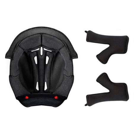 REMBOURRAGE BLUEGRASS POUR CASQUE INTOX NOIR/GRIS TAILLE S - 5IMBG09S0NO - 8015190241425