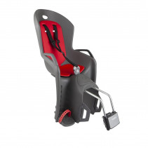 PORTE-BÉBÉ HAMAX AMIGA AU PORTE-BAGAGE GRIS FONCÉ/ROUGE - HAM551061 - 7029775510616