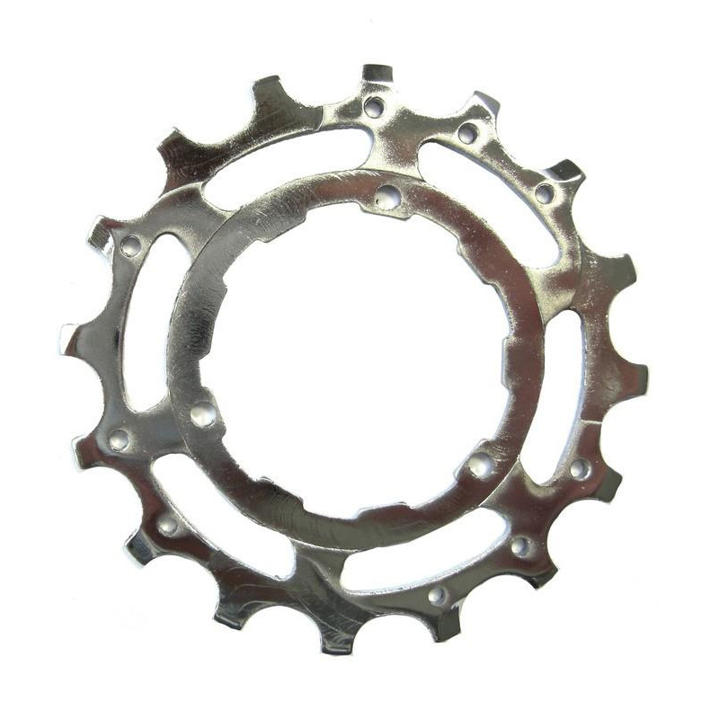 COURONNE STRONGLIHT P/CASSETTE SHIMANO ACIER 16 DENTS ARGENT - 275570 - 3700223717354