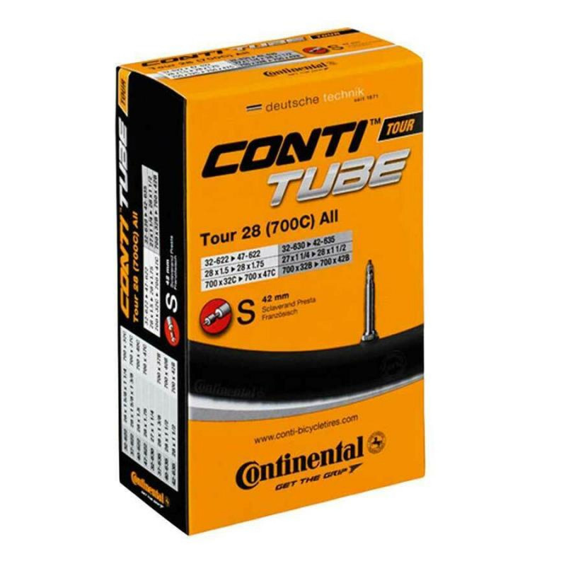 CHAMBRE AIR CONTI COMPACT 16x1 3/8-1.75 VALVE PRESTA 42mm - 1811210000 - 4019238556285