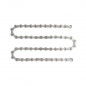 CHAÎNE MICHE 1/2x3/32   116 MAILLONS POUR SHIMANO 11V ARGENT - CH111B0S00000 - 8057013348041