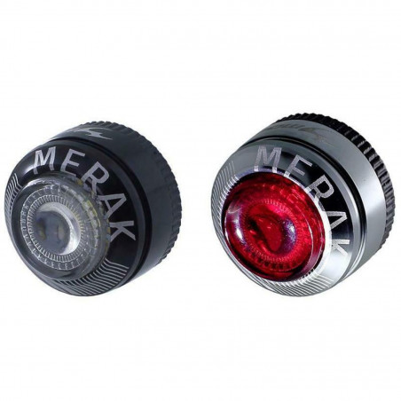 JEU ÉCLAIRAGES MOON AV.MERAK ARR.MERAK C1 PILE ARGENT - 90410060101 - 4897029983393