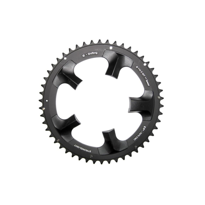 PLAT.STRONG.SH.DURA ACE ALU 10/11V.EXT.5 BR.110 BCD NOIR 50D - 273810 - 3700223710584