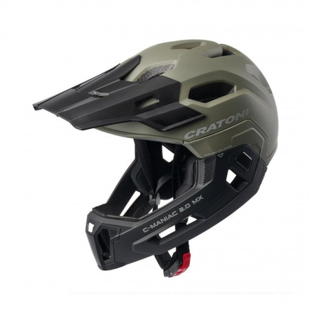 CASQUE CRATONI C-MANIAC 2.0 MX VERT KAKI/NOIR MAT